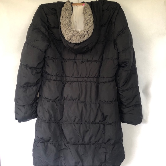 Black Puffy Winter Parka - Picture 3 of 8